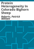 Protein_heterogeneity_in_Colorado_bighorn_sheep