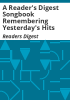 A_Reader_s_Digest_songbook_remembering_yesterday_s_hits