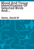Blood_and_tissue_identification_of_selected_birds_and_mammals