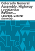 Colorado_General_Assembly__Highway_Legislation_Review_Committee_recommendations_for_1990