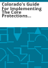 Colorado_s_guide_for_implementing_the_core_protections_of_the_Juvenile_Justice_and_Delinquency_Prevention_Act_of_2002