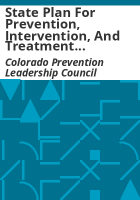 State_plan_for_prevention__intervention__and_treatment_services_for_children_and_youth
