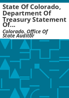 State_of_Colorado__Department_of_Treasury_statement_of_federal_land_payments_for_the_year_ended_September_30__2001