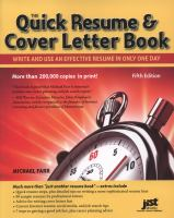 The_quick_resume___cover_letter_book