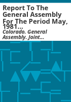 Report_to_the_General_Assembly_for_the_period_May__1981_through_April__1982