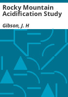 Rocky_Mountain_acidification_study