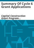 Summary_of_cycle_6_grant_applications