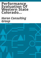 Performance_evaluation_of_Western_State_Colorado_University