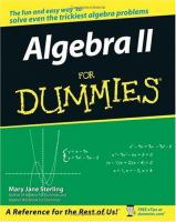 Algebra_II_for_dummies