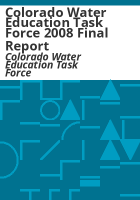 Colorado_Water_Education_Task_Force_2008_final_report