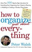 How_to_organize_just_about_everything